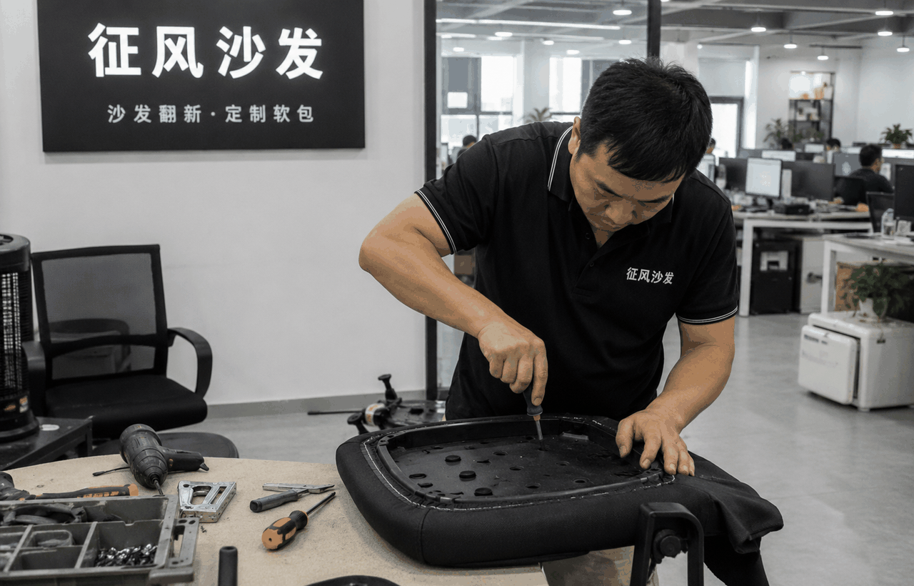 办公椅翻新案例图